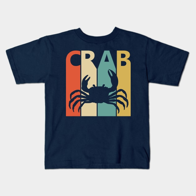 Vintage Crab Animal Gift Kids T-Shirt by GWENT